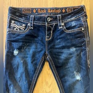 Rock Revival dark wash ankle